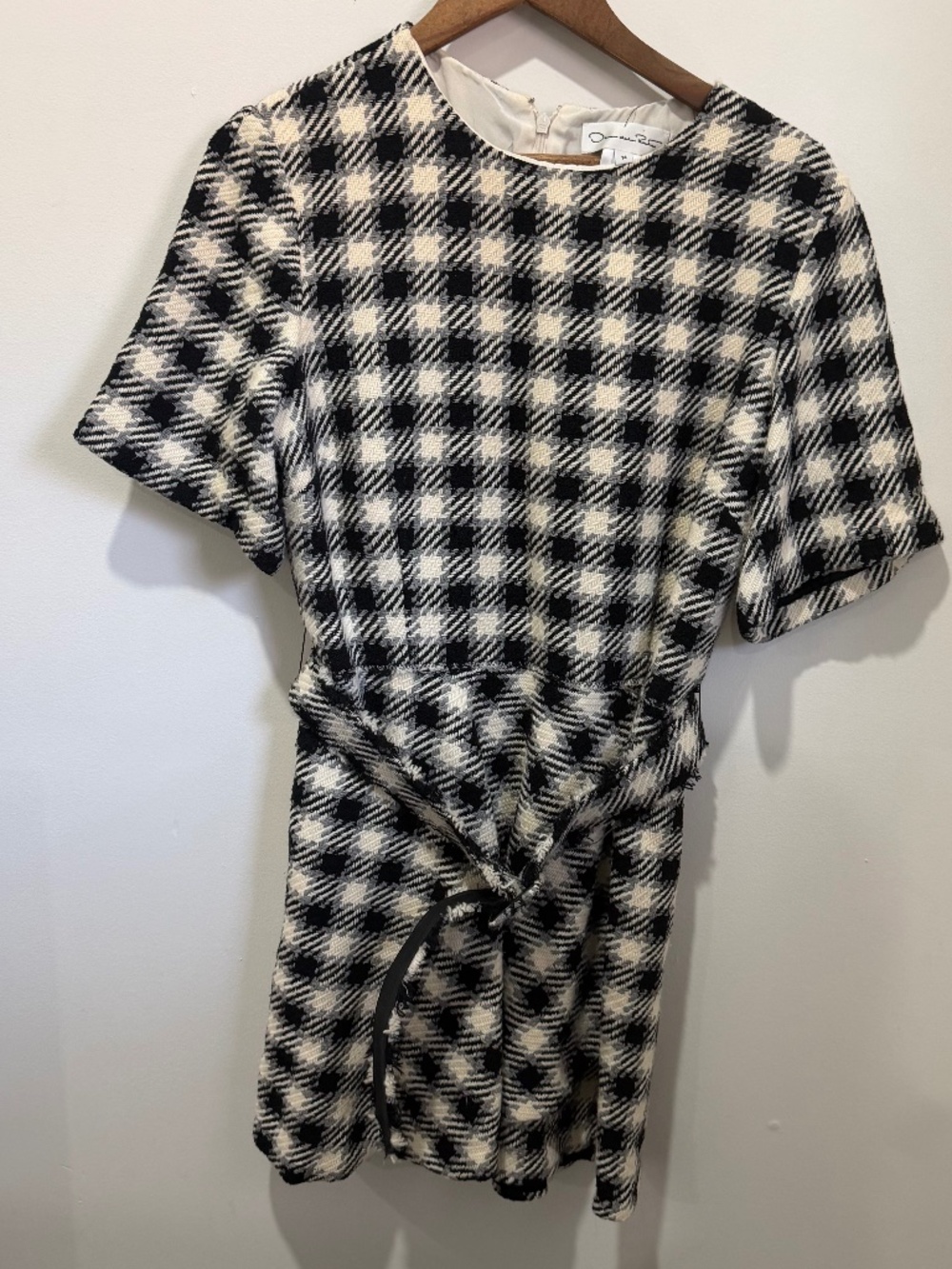 Oscar de la Renta Plaid Dress